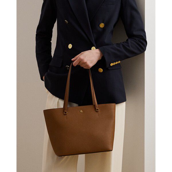 Crosshatch Leather Medium Karly Tote