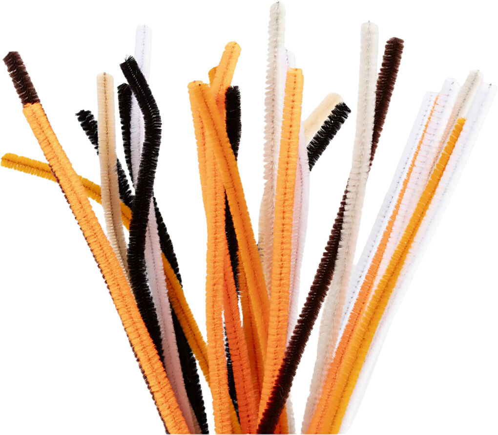 Chenille, L: 30 cm, tykkelse 6 mm, 25stk.