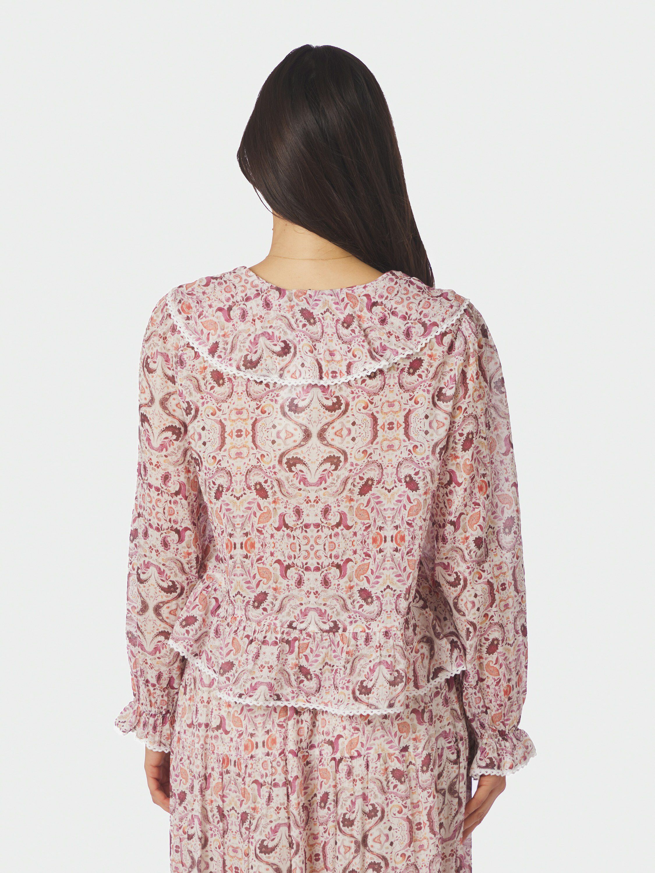 Ajda Paisley Dance Blouse