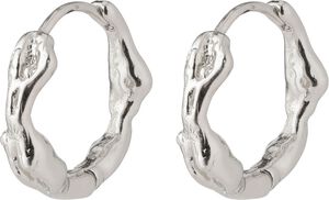 ZION small huggie hoop earrings silver-plated