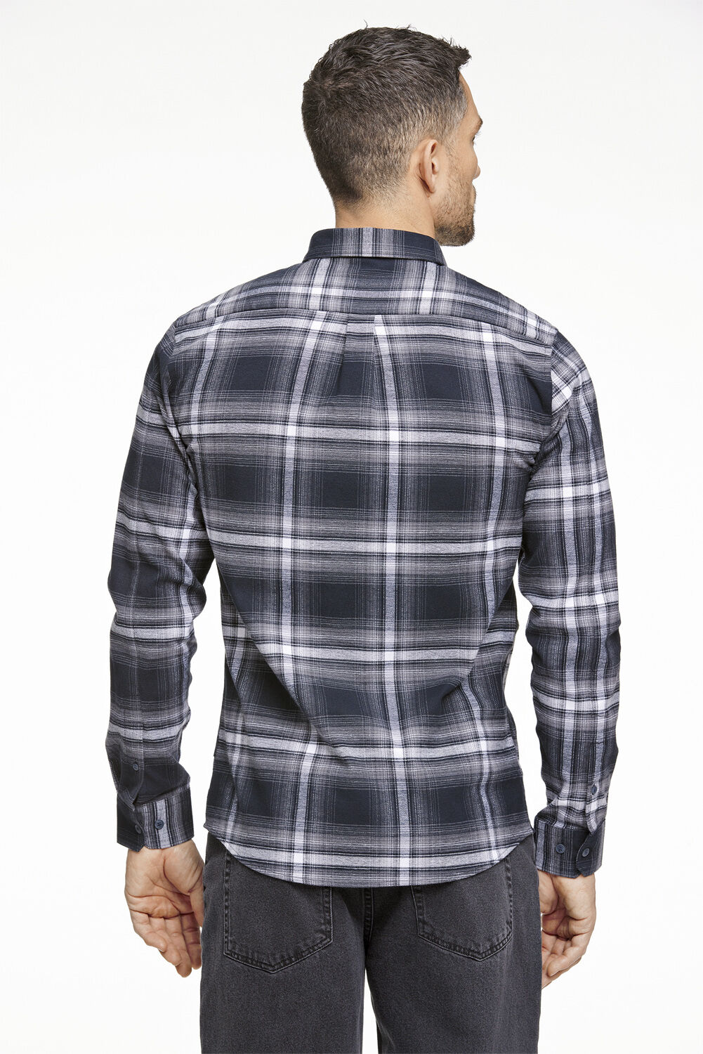 Brushed checked shirt L/S
