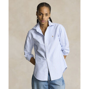 Slim Fit Striped Oxford Shirt