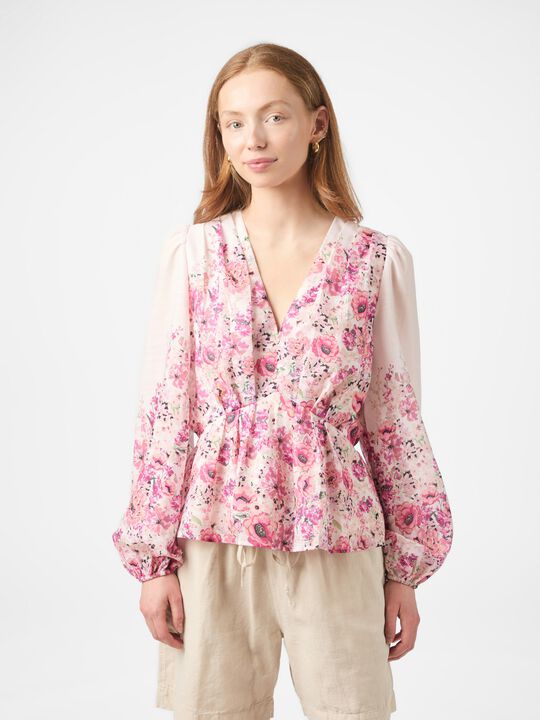 Fie Flower Print Blouse