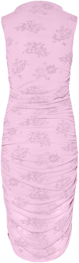 PCMERRY SL RUCHING SHORT DRESS JRS