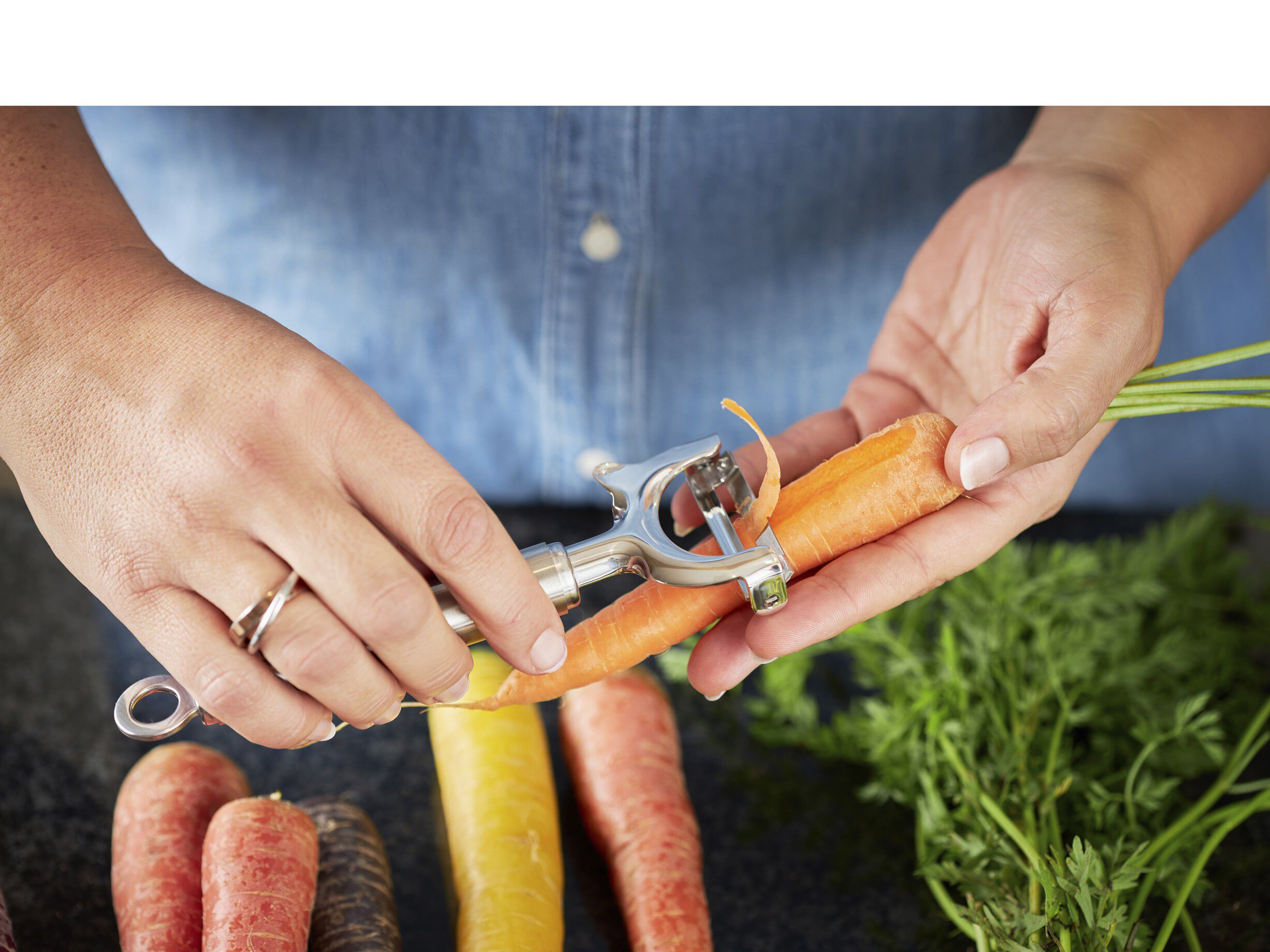 Tynnskreller vertikal 17 x 5,5 cm St&aring;l