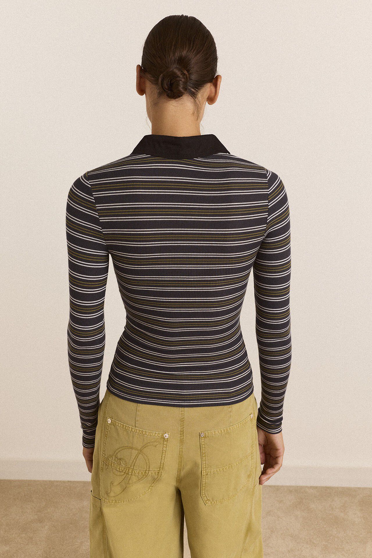 PEYTON LS POLO - STRIPE