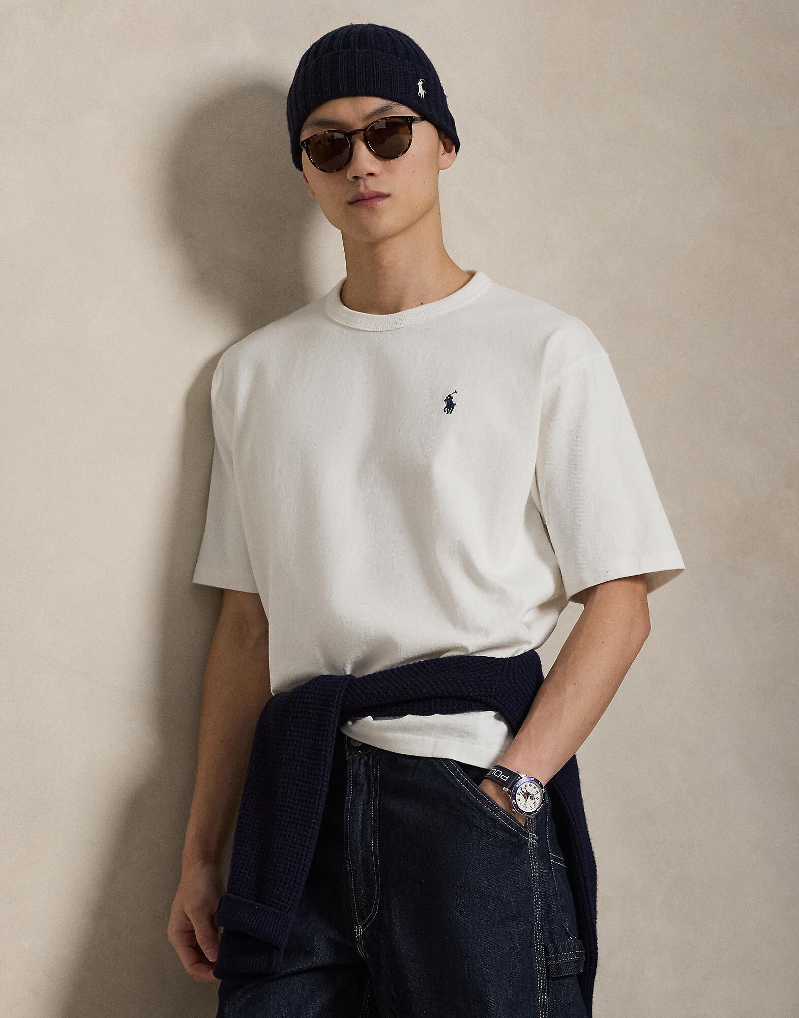 Relaxed Fit Jersey Crewneck T-Shirt