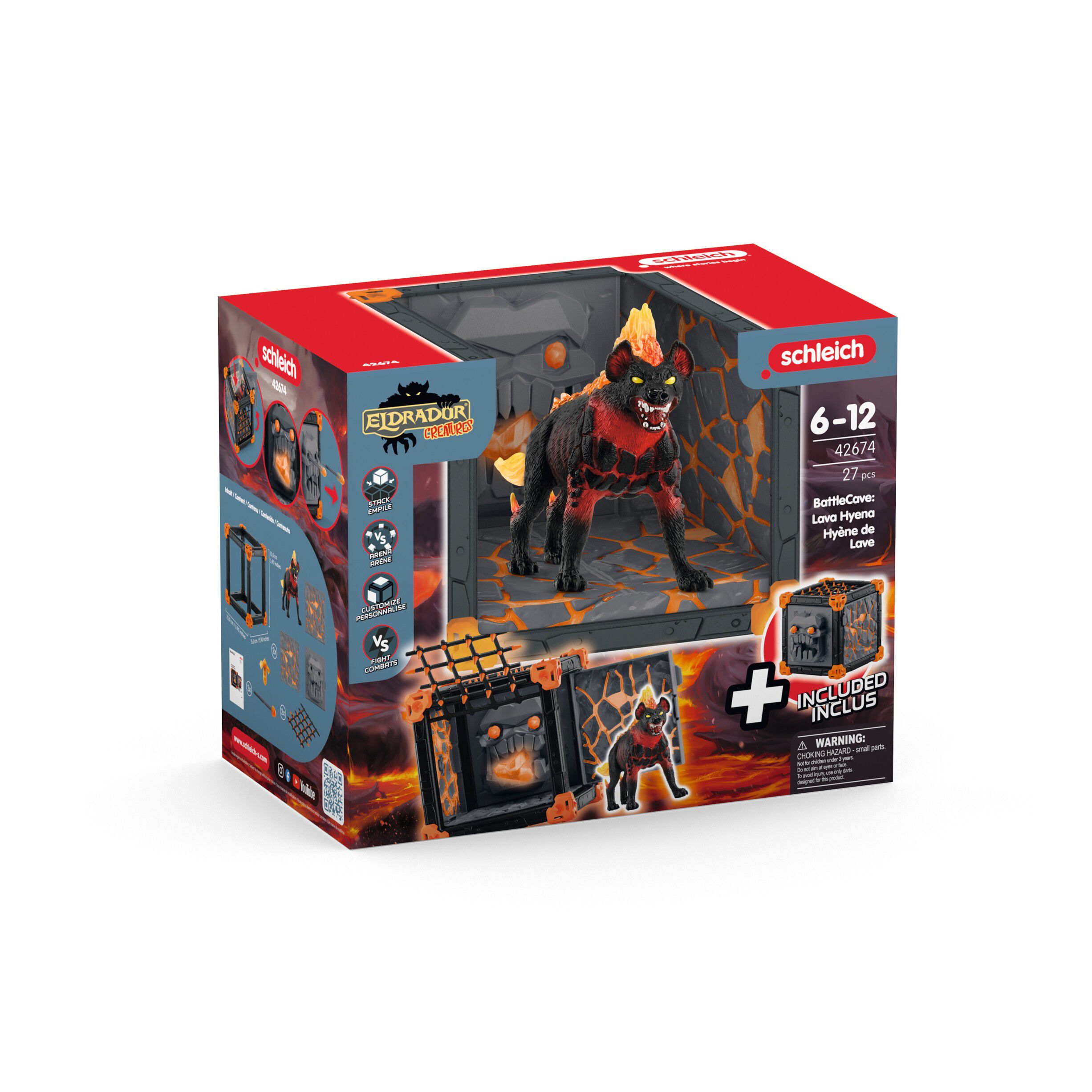 schleich BattleCave Lavah