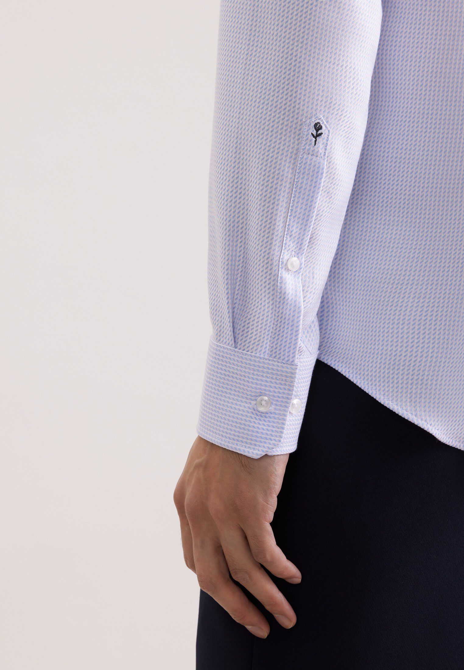 Business shirt Slim 1/1 Kent-Collar Structure