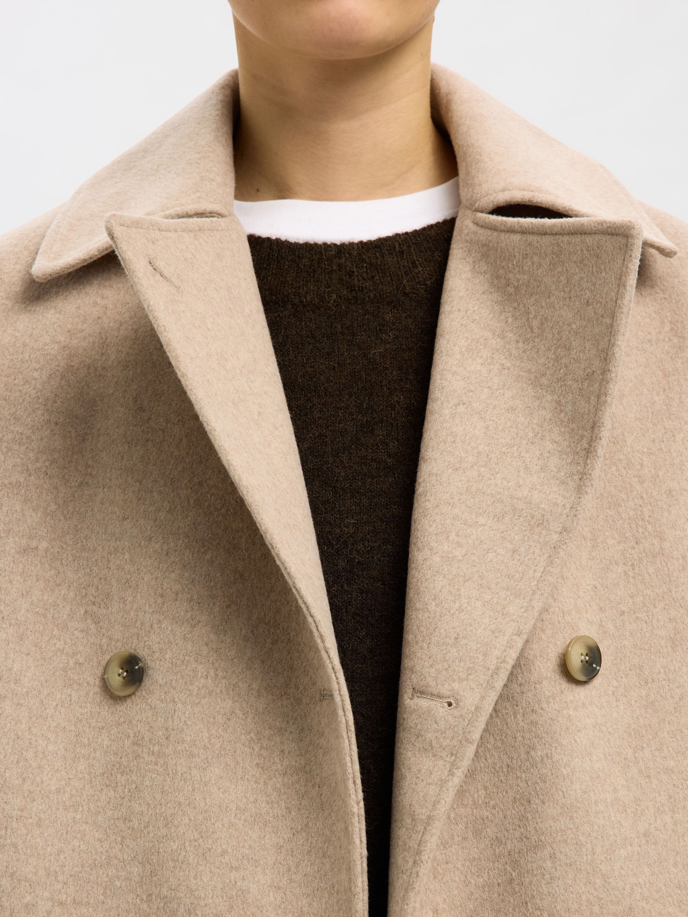 Slfalma Wool Blend Jacket Noos