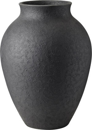 Knabstrup vase H 27 cm black