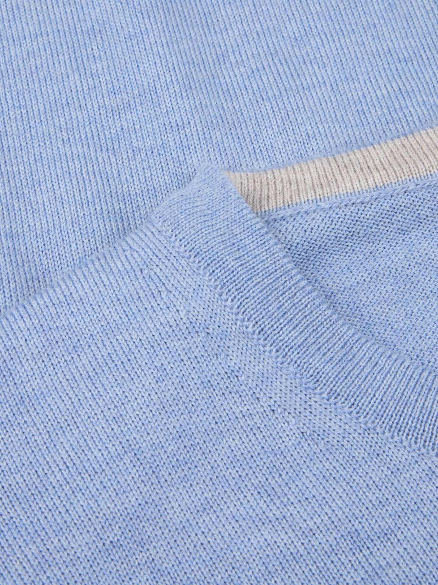 Pullover Knitted Crew Neck With Patch Merino Wool