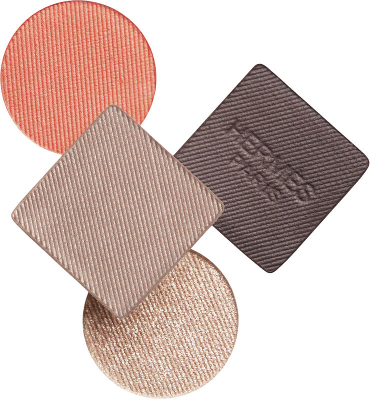 Ombres d'Hermès, powder quartet for the eyes refill, Ombres Fauves