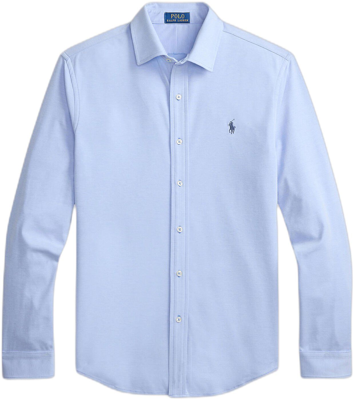 STRCH OXFORD INTRLK-KNT-SHIRT