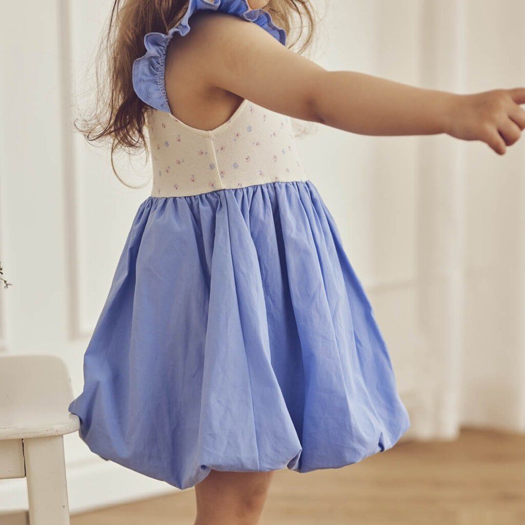 Spring frill bubble dress