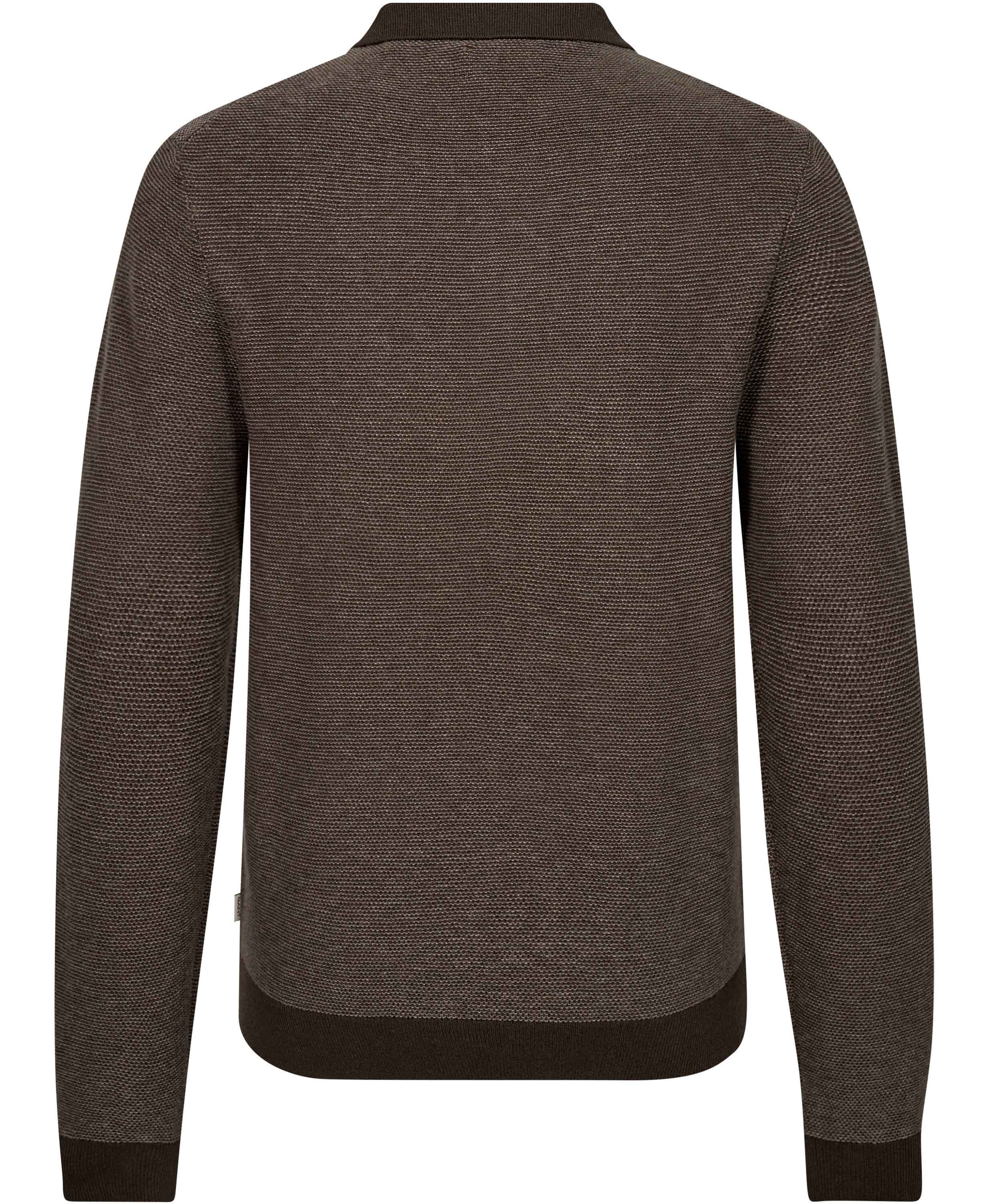 COTTON WOOL 2-TONE TEXTURE POLO