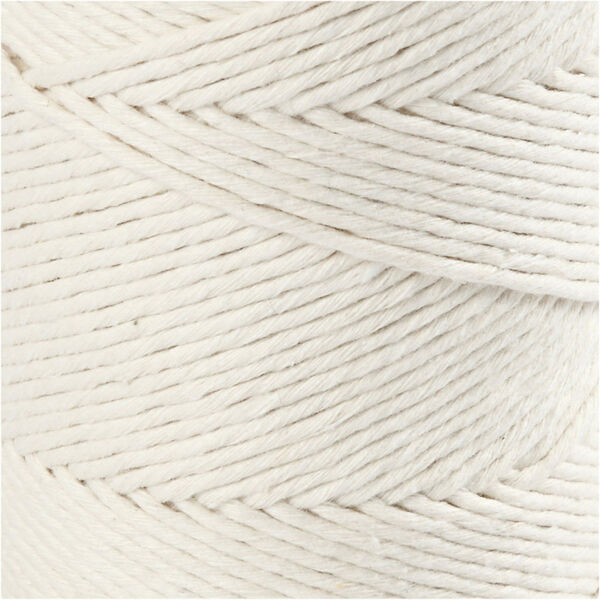 Macramé snor, L: 198 m, diam. 2 mm.
