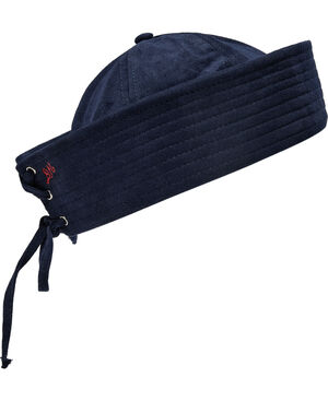 COTTON SAILOR HAT - NAVY