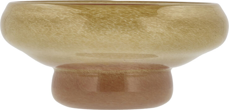 Skål Styles 22 x 9,5 cm Gul/Amber Glass