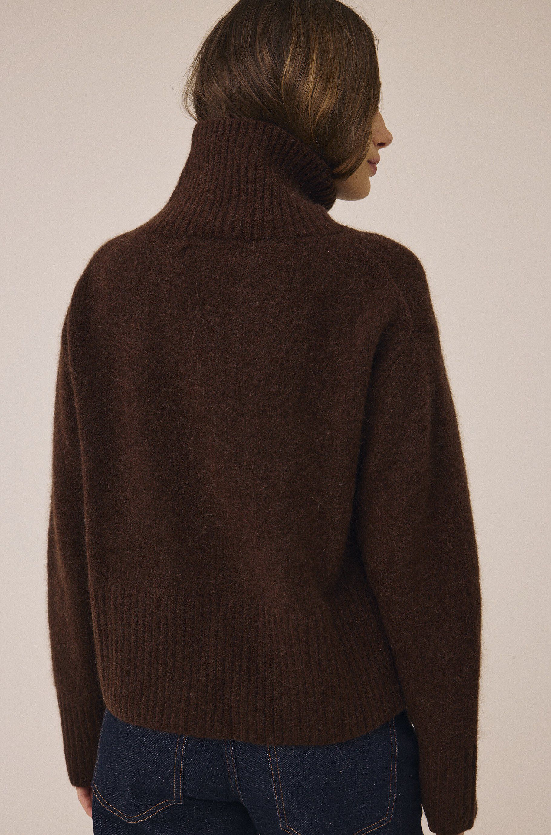 Mai 3 Highneck sweater - Mohairmix - RWS