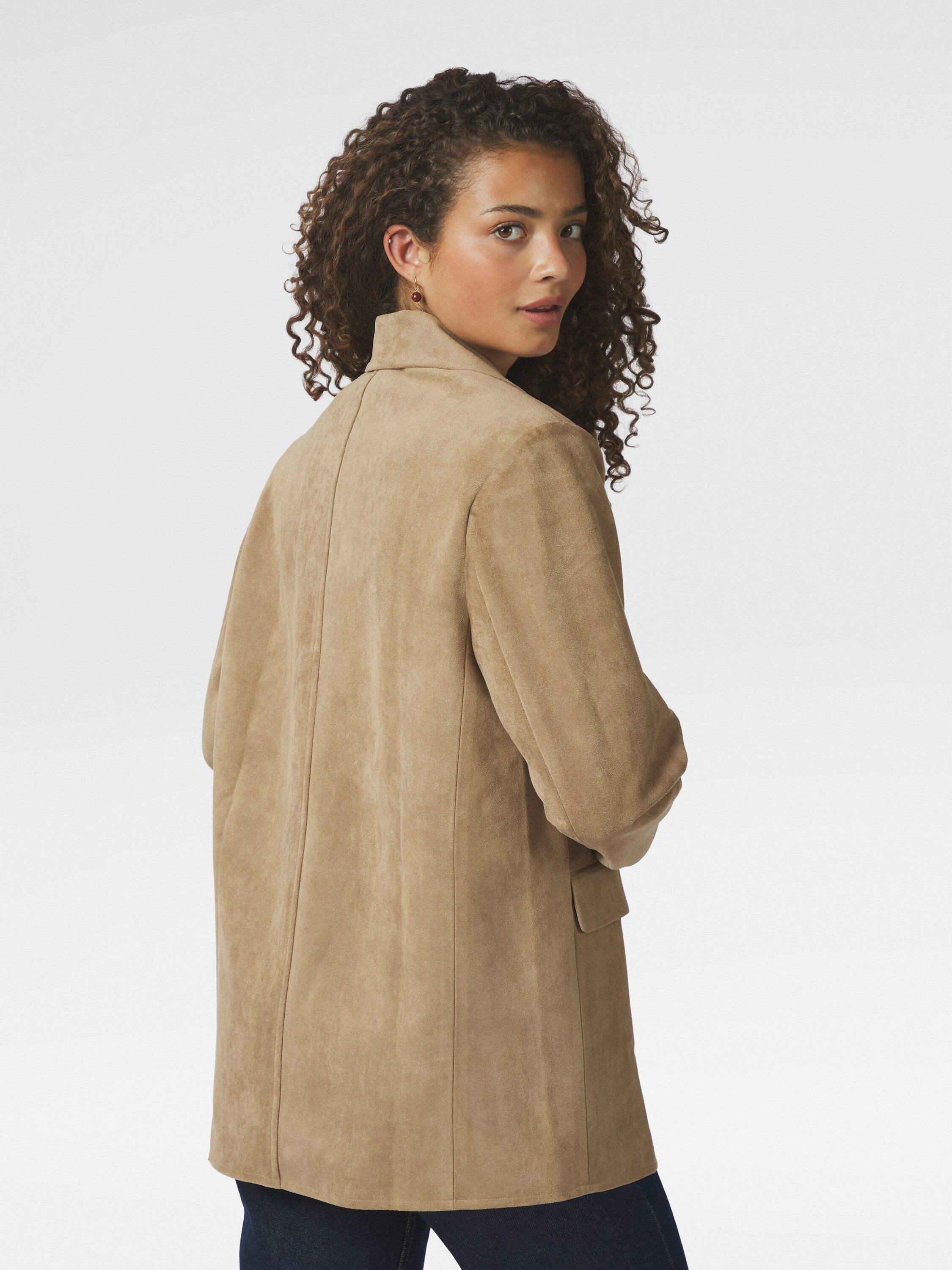 Namy Imitated Suede Blazer