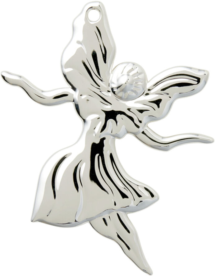 Dansende engel H7 forsølvet