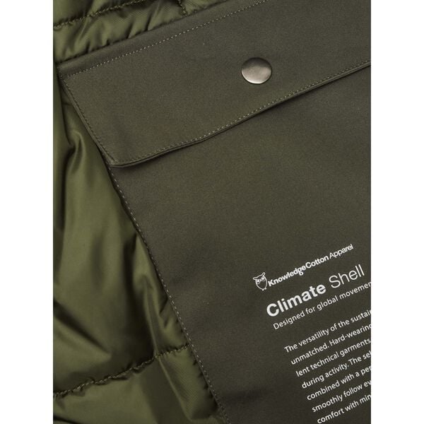 Long soft shell jacket CLIMATE SHELL - GRS/Vegan