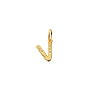 Alphabet Pendant Gold