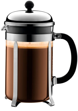 Presskanne, 1,5 l, rustfritt stål