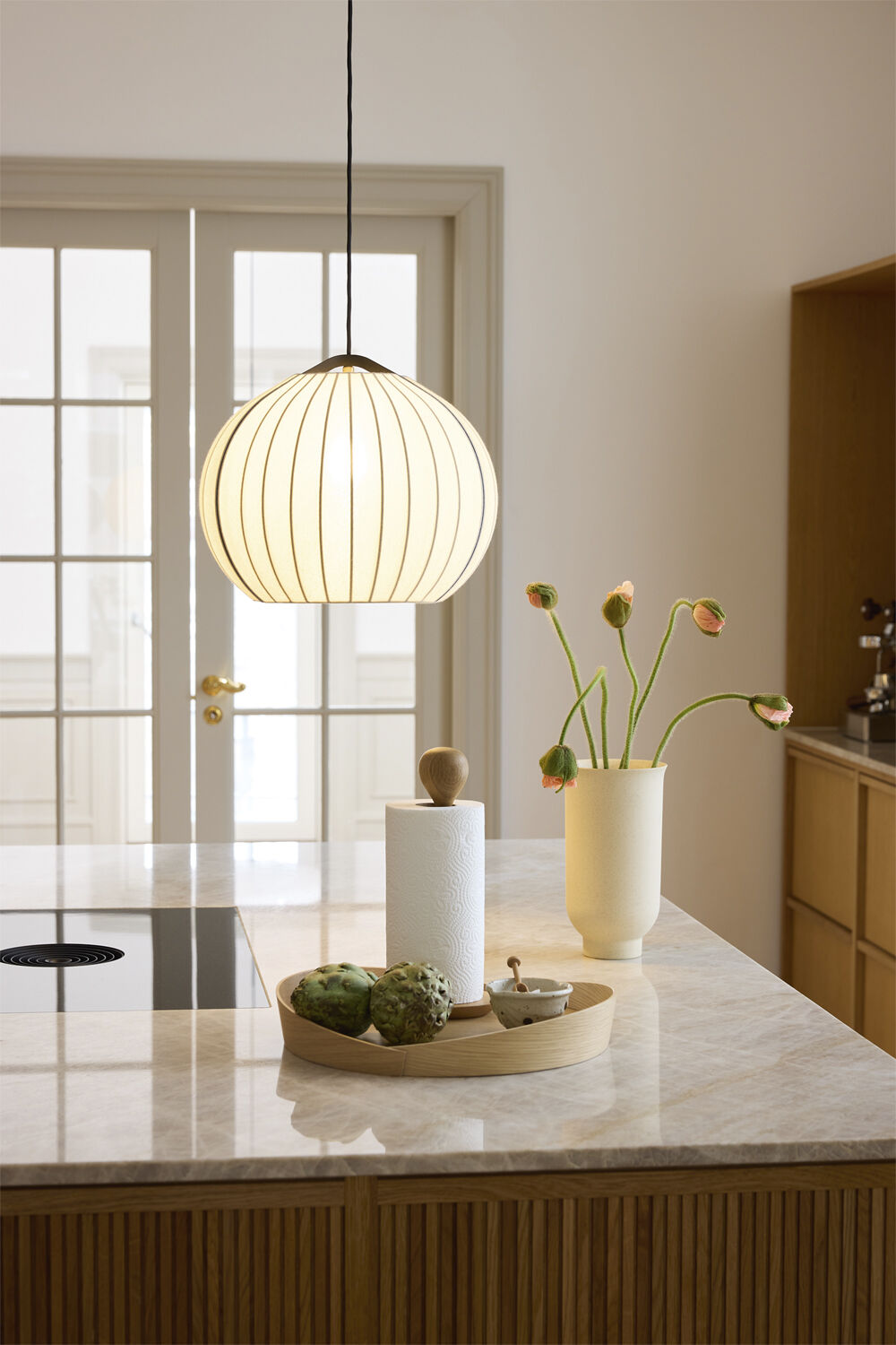 V1 Kamma K&oslash;kkenrulleholder R7B Copenhagen, eg, natur, 31,5 x