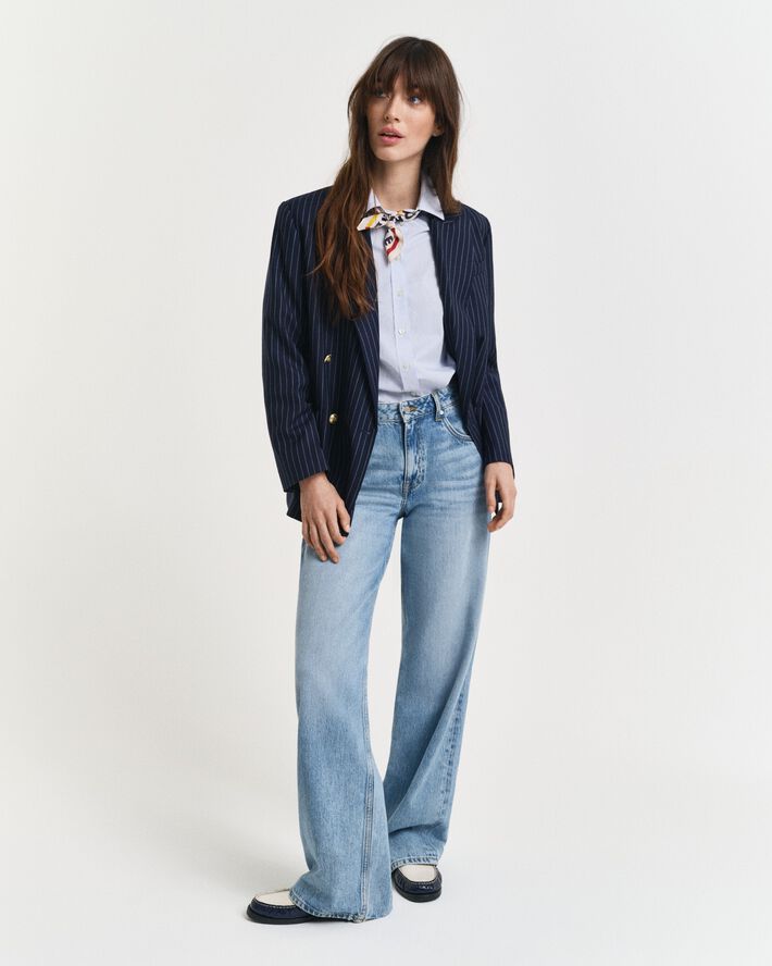 REG CLASSIC POPLIN STRIPED SHIRT