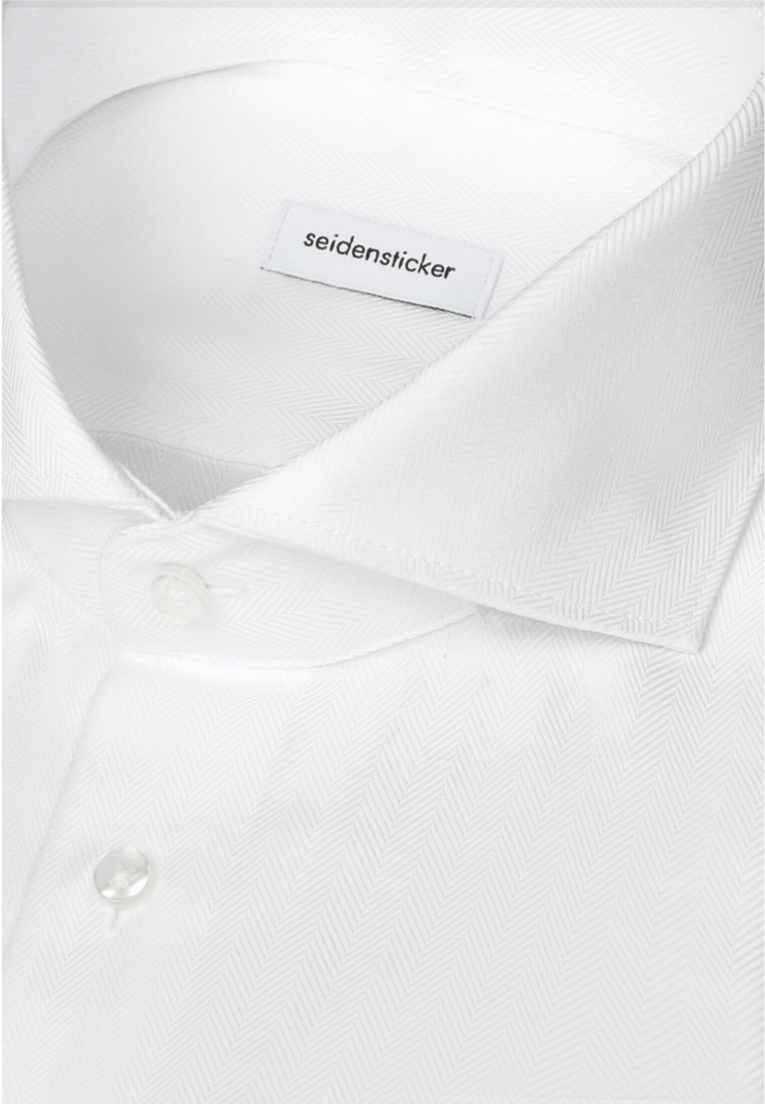 Business shirt Regular 1/1 Shark Collar Herringbone