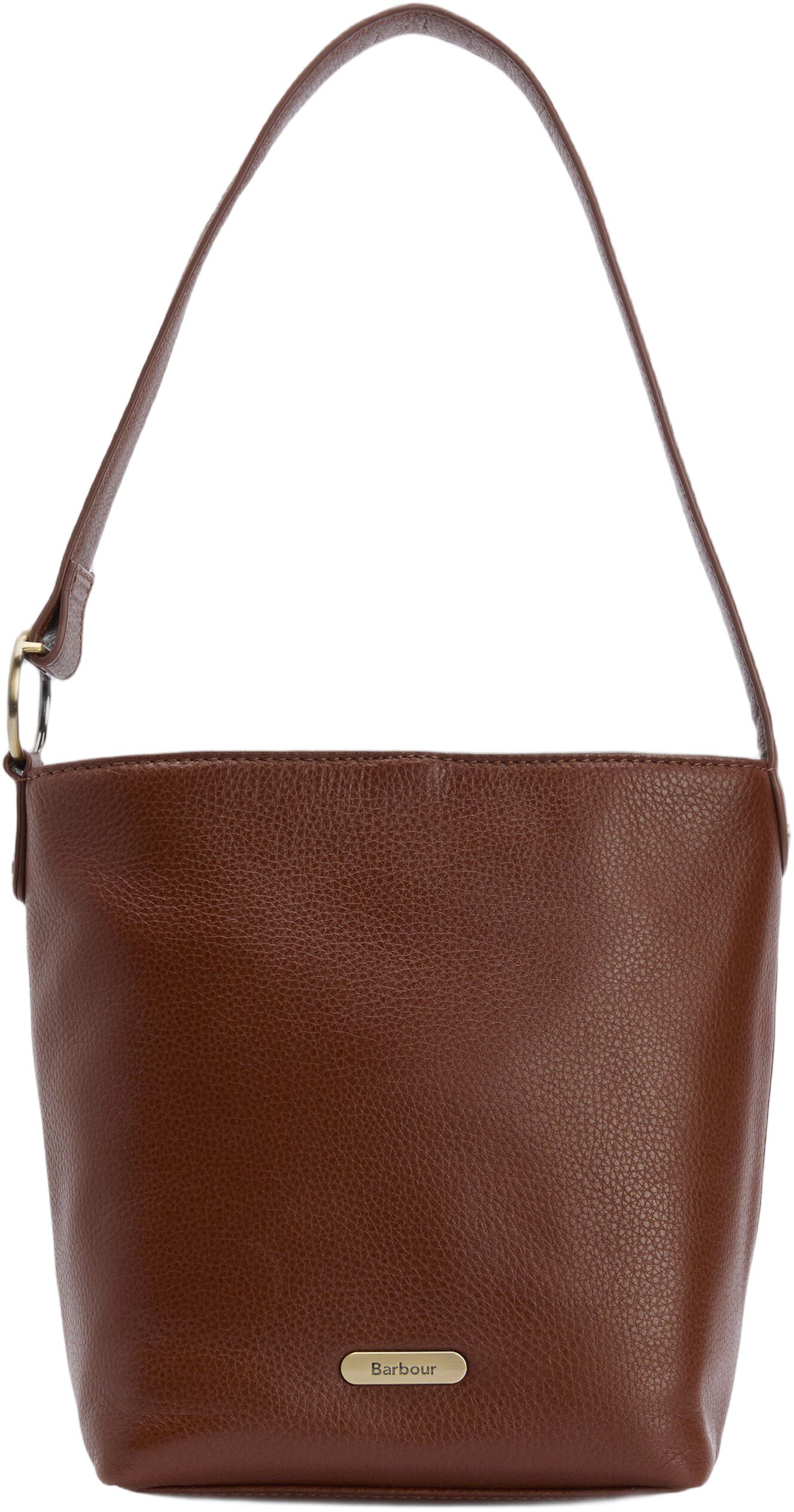 Barbour Cedar Leather Bucket Bag