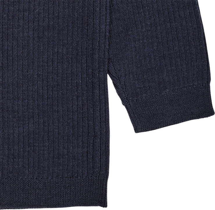 MERINO CLASSIC RIB BLOUSE