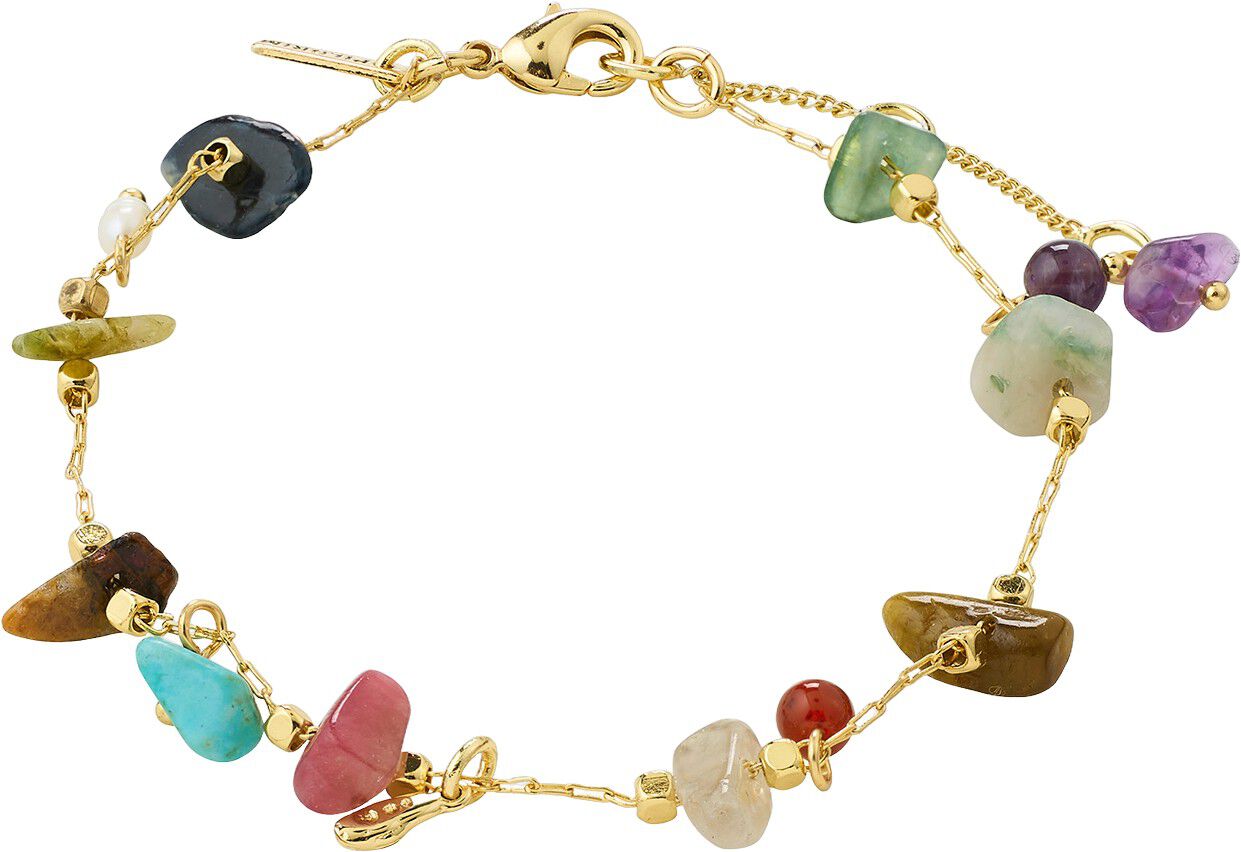 HERE bracelet gold-plated/multi