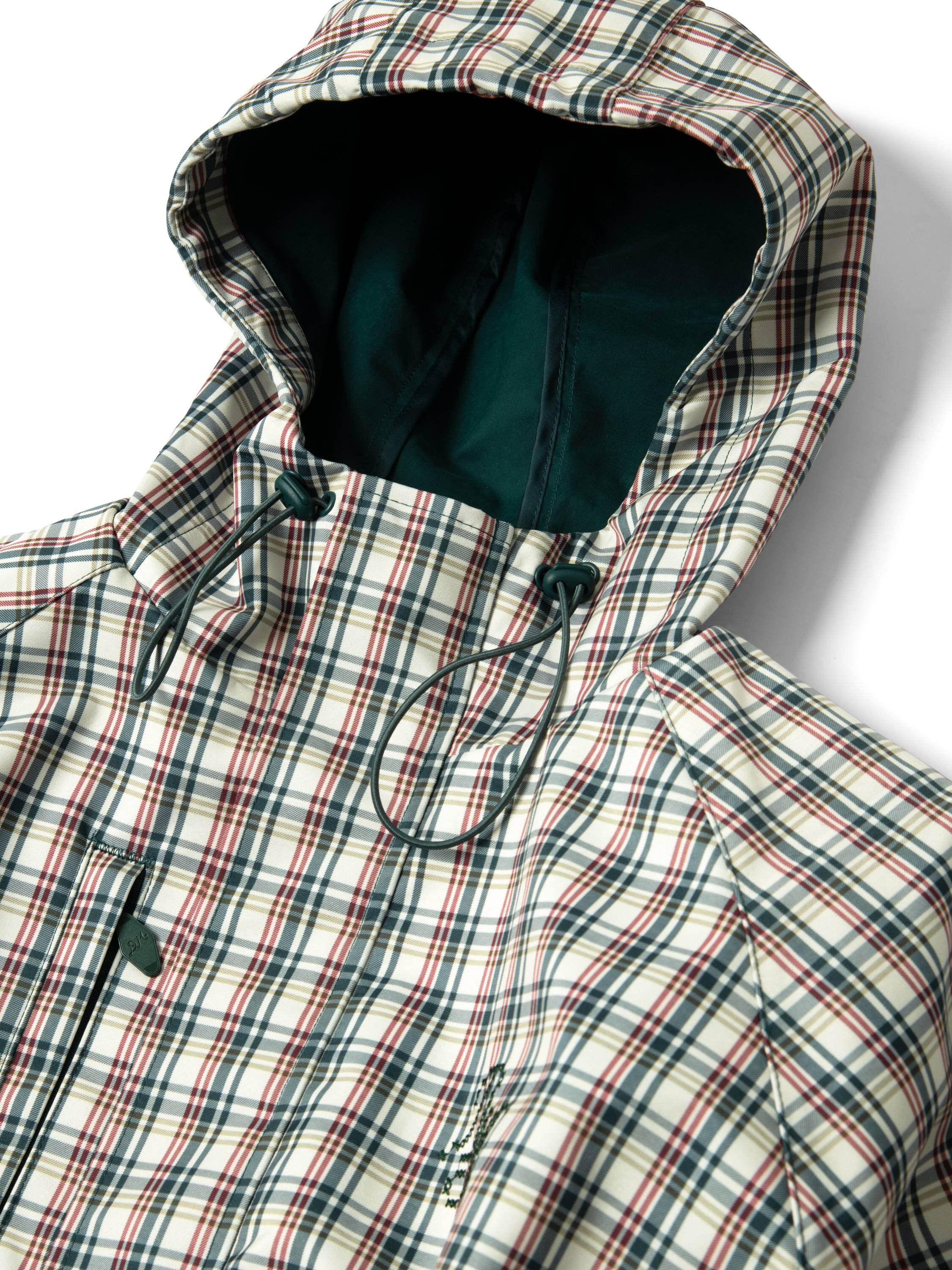 LIU RAINCOAT - ELDERBERRY CHECK