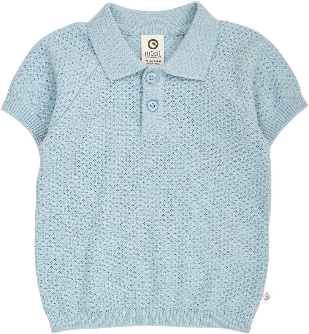 Sea knit s/s polo T baby