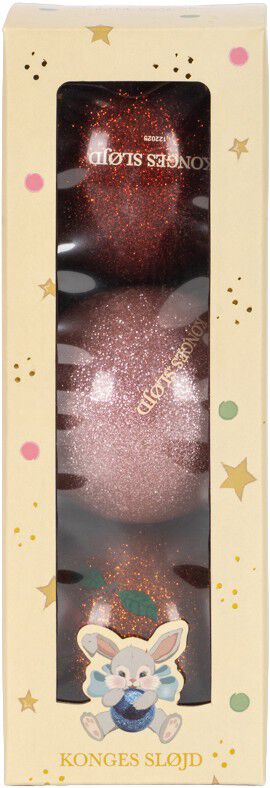 3 PACK SPARKLY BALLS
