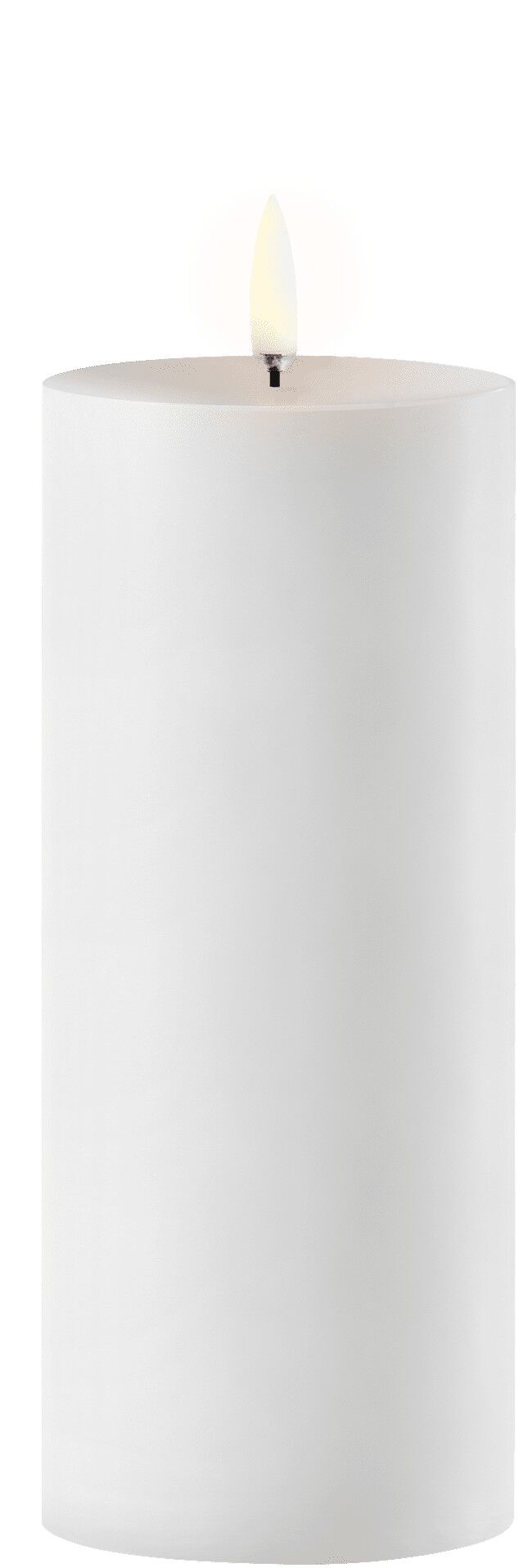 Outdoor LED maxi pillar, White, 12 x 30 cm