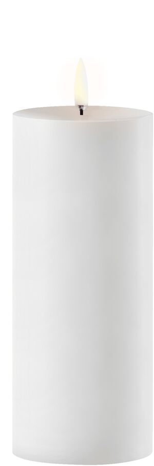 Outdoor LED maxi pillar, White, 12 x 30 cm