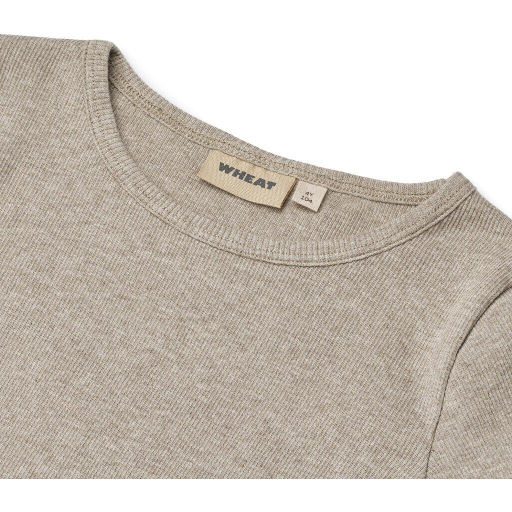 Lang&aelig;rmet Rib T-shirt Ida