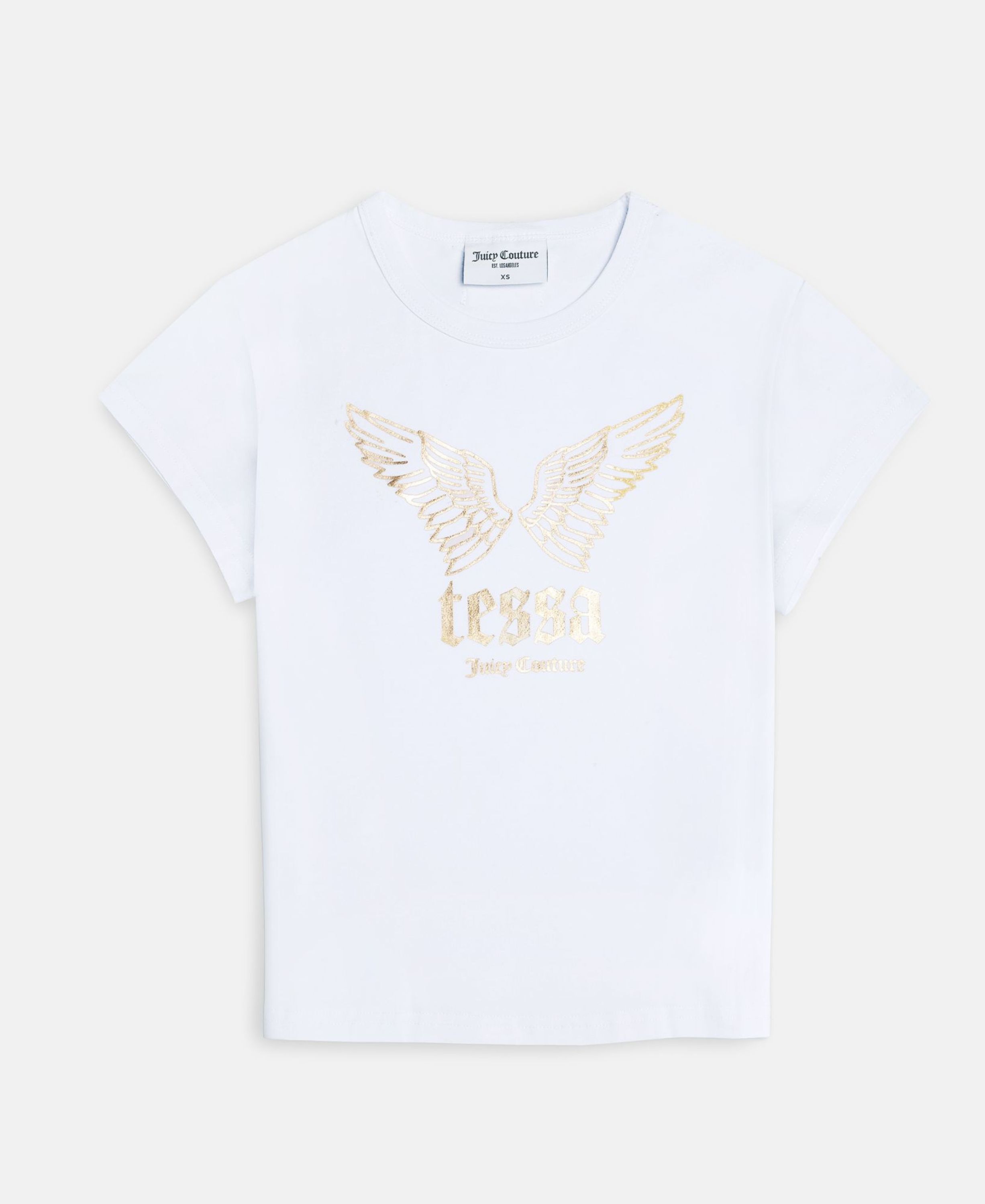 Tessa x Juicy - baby tee m. guld vinger