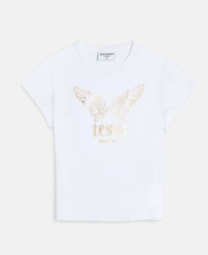 Tessa x Juicy - baby tee m. guld vinger