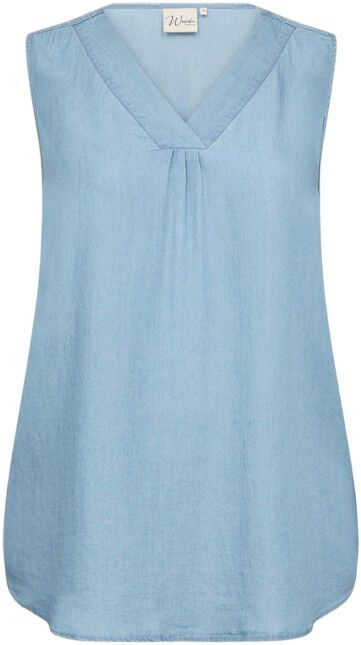 Curvy WA-FLORA 1 Top Lys denim