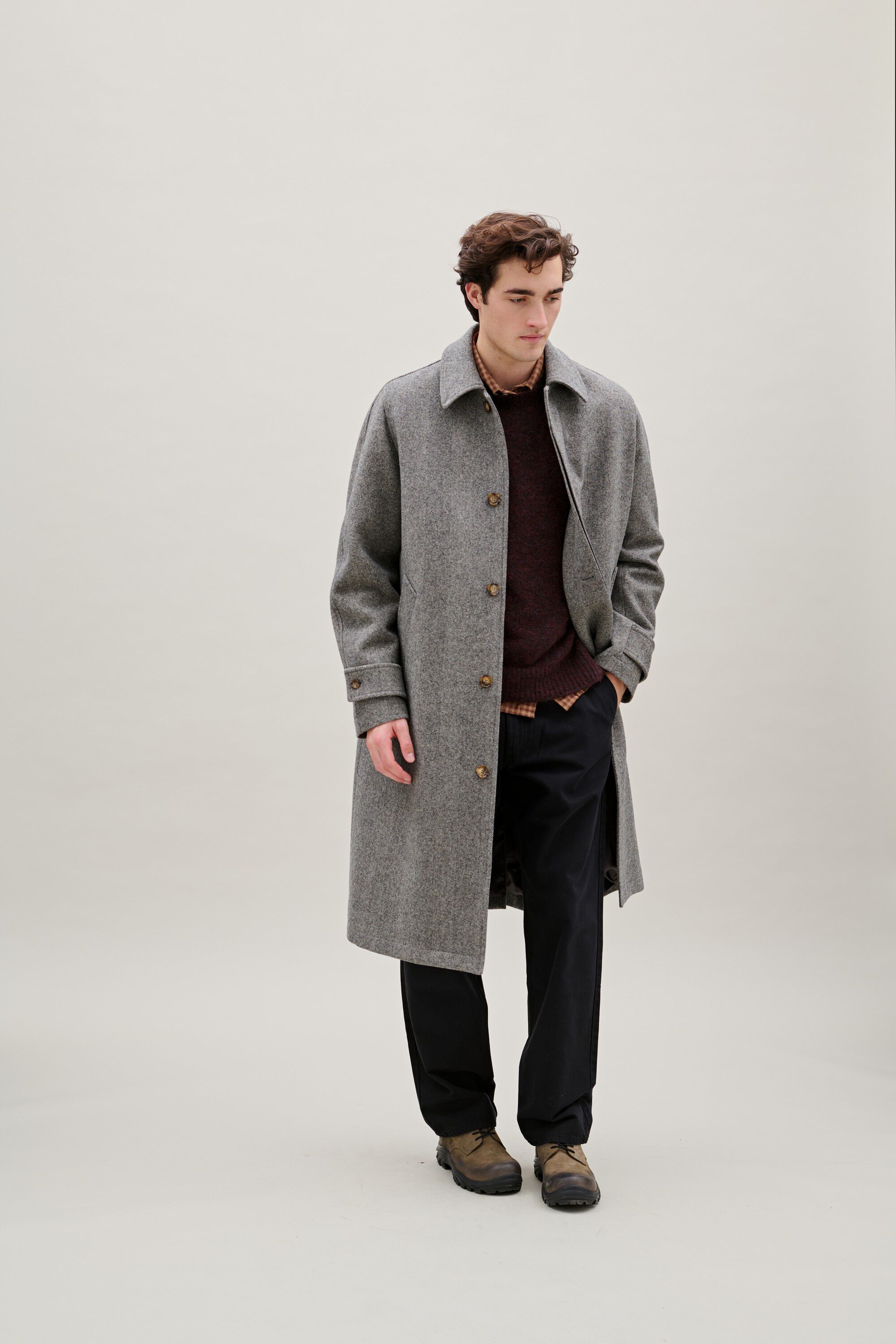 PINE WOOL COAT