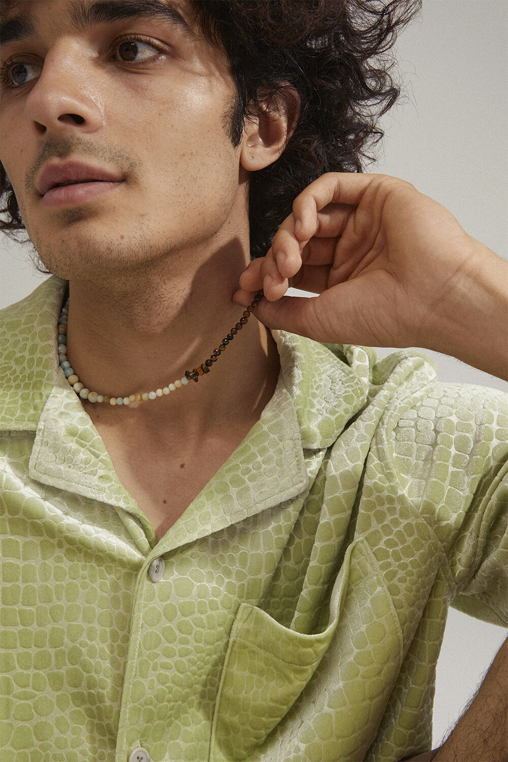 SOULMATES necklace mint/gold-plated