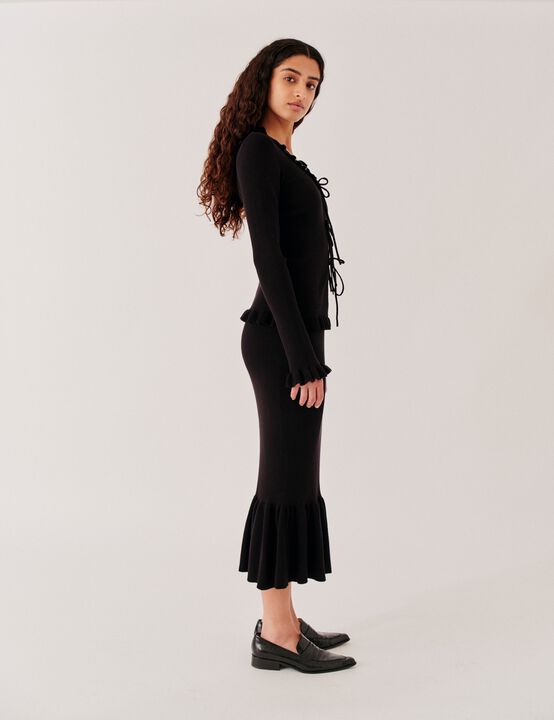 Taliana Rib Flare Skirt