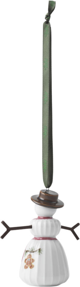 Hammersh&oslash;i Christmas Sn&oslash;kone hengende H9 hvit m. deko