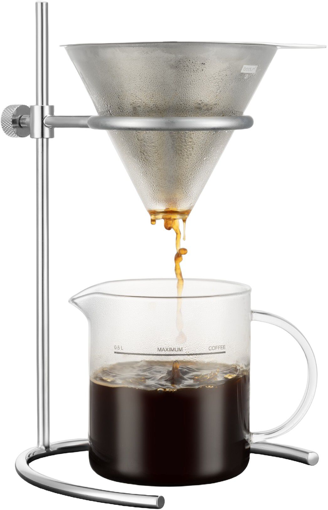 POUR OVER Station med glaskande, 1,0L
