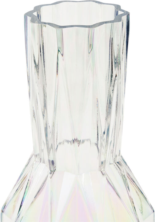 vase folds glass luster L